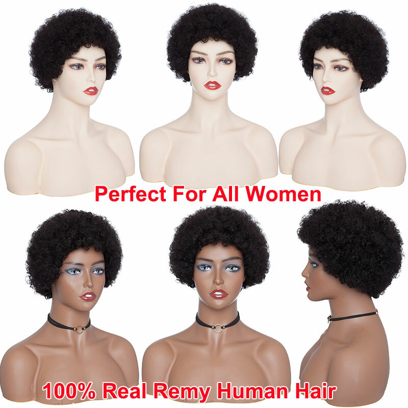afro short wig